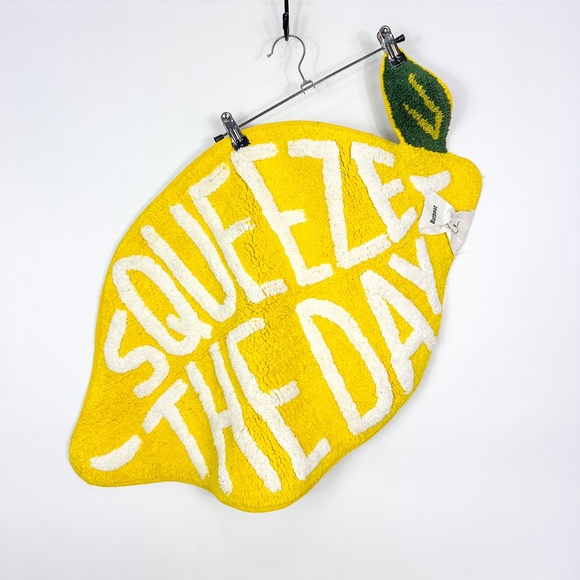 Urban Outfitters Lemon Squeeze the Day Bathroom Rug - Picture 3 of 6